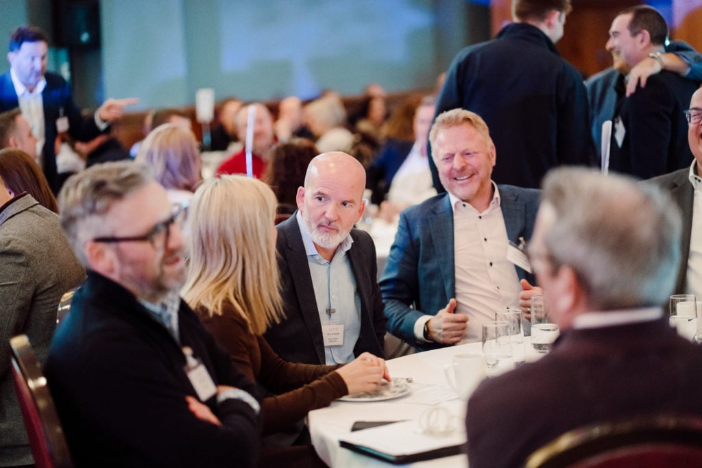 Northern Ireland accident management specialist Bump Accident Management and guests at MLN Summit in Belfast Northern Ireland